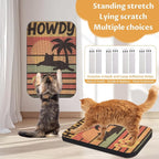 Art Cat Scratcher, Wall-Mountable Cat Scratching Board, Cat Wall Scratcher - Image 3