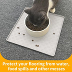 Ptlom Dog Food Mat Anti-Slip Bowl Mats - Image 7