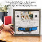 Customized Dog Picture Frames Pet Memorial Gifts Loss Dog Cat Grieving Picture - Image 7