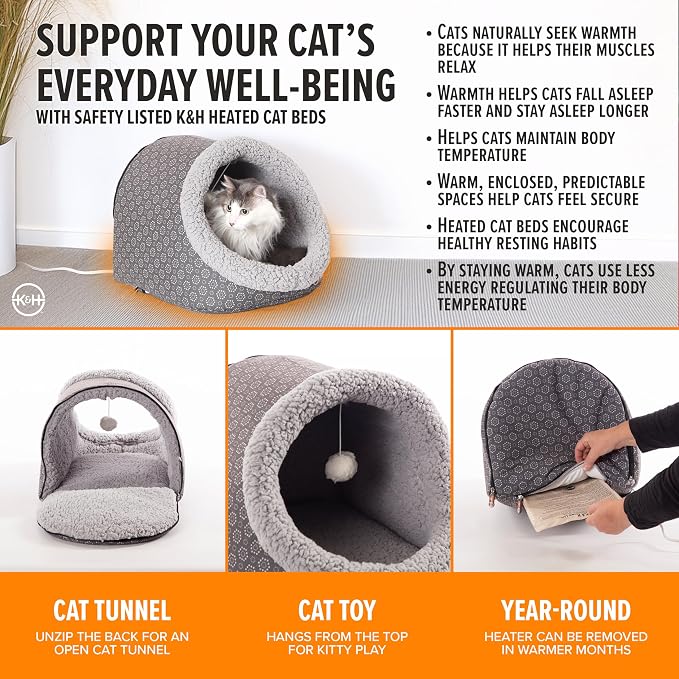 K&H Pet Products Heated Cat Bed - Image 3