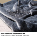 Sunheir Waterproof Blanket for Bed & Couch, Reversible Soft Sherpa Fleece - Image 2