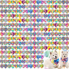 Aliceset 180 Pcs Tie Dye Dog Bandana Bulk Rainbow Bandanas by Aliceset