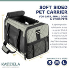 Deluxe Quilted Airline Approved Pet Dog & Cat Carrier - Image 2