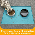 Ptlom Dog Food Mat Anti-Slip Pet Bowl Mats - Image 5