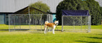 Petonly Outdoor Dog Enclosure Heavy Duty Dog Kennel House Mesh Dog Big Cage Pet - Image 6