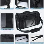 Mile High Life | Outdoor Travel Pet Carrier | Kitty Puppy Cat Carriers | - Image 3