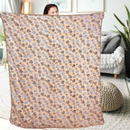 Dog Blankets for Large Dogs, Soft Fluffy Flannel Pet Blanket Mat Cover for Bed - Image 5