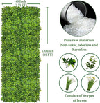 Artificial Plant Wall Roll: 40X120 in UV-Anti Ivy Privacy Fence Screen Faux - Image 2