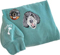 NAZENTI Custom Photo Pet Embroidered Sweatshirt, Custom Dog Face Embroidered by Nazenti