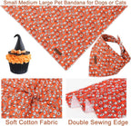 Fall Dog Bandana, Autumn Triangle Bid Scarf - Image 3