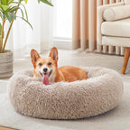 WESTERN HOME WH Calming Dog & Cat Bed, Anti-Anxiety Donut Cuddler Warming Cozy - Image 3