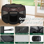 Love's cabin Pet Puppy Dog Playpen, Large Dog Tent Crates Cage Indoor/Outdoor - Image 5