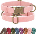 Didog Soft PU Leather Dog Collar, Stylish Quick Released Dog Collar by Didog