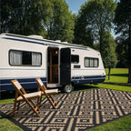 GENIMO Outdoor Rug for Patio Clearance, Reversible Plastic Straw Rugs for RV - Image 3