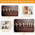 Football Texture Feeding Mat, Laces Stripes Absorbent Quick-Dry Cat Dog Food - Image 6
