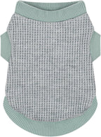 Cozy and Functional Dog Shirts for Small Puppies: Stretchable Green Attire by Paiaite