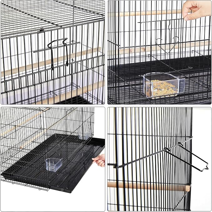 Yaheetech 30‘’ Flight Bird Cage Stackable Design - Image 3