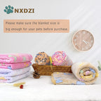 Dog Blankets for Large Dogs, 3 Pack Dog Blanket Washable 41" x 31", Fuzzy Soft - Image 3