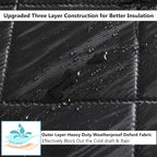 Reversible Wide Magnetic Thermal Insulated Door Curtain - Image 4