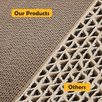 Cat Scratcher, 17.3"L x 7.9"W x 4.7"H, Reversible Design - Image 4