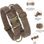 Didog Soft PU Leather Dog Collar, Stylish Quick Released Dog Collar - Image 2