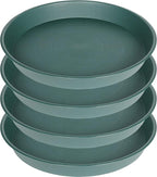 4 Pack of 14 inch Plant Saucer, Heavy Duty Round Plant Trays by Bleuhome