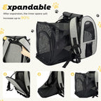 Zavothy Cat Backpack Carrier, Expandable Airline Approved Pet Backpack - Image 8