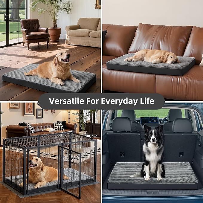 Dog Bed Medium Size Dog, Orthopedic Flannel Pet Bed - Image 6