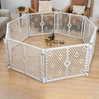 MyPet 8-Panel Paws Petyard, Durable & UV-Resistant Puppy Playpen, - Image 2