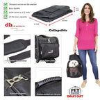 dbest products Pet Smart Cart Carrier, Soft Sided Collapsible Folding Travel Bag - Image 3