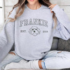 Custom Pet Sweatshirts with Photo and Name, Personalized Dog Sweatshirt - Image 3