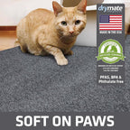 Drymate Cat Litter Box Mat, Litter Trapping Mat, Waterproof, Urine-Proof - Image 3