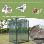 Portable 4'x4' Large 6FT Tall Plant Netting Cover Crop Cages Pest Guard Cover - Image 6