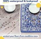 NALALAS Large Dog Mat for Food and Water, Cat Feeding Mat | Large Waterproof - Image 2