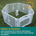 MyPet North States Petyard Plus: 5.5 Ft. Wide Folding Dog Playpen Indoor or - Image 7