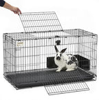 MidWest Homes for Pets Medium Wabbitat Rabbit Cage, Grid Mesh Floor, Removable - Image 7