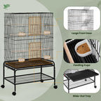 Yaheetech 53'' Large Bird Cage Budgie Cage - Image 4