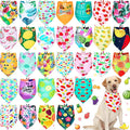 Eccliy 30 Pack Summer Fruit Dog Bandanas Bulk Soft Triangle Dog Scarfs by Eccliy