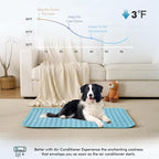 MICROCOSMOS Summer Cooling Mat & Sleeping Pad- Water Absorption Top, Materials - Image 2