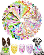 PET SHOW 50 Pack Easter Dog Bandanas Bulk by PETSHOW