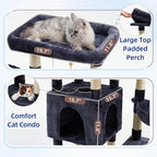 Cat Tree for Indoor Cats Large Adult, Heavy Duty Cat Tree for Large Cats 20 lbs+ - Image 3
