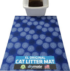 Drymate Cat Litter Box Mat, Litter Trapping Mat, Waterproof, Urine-Proof by Drymate