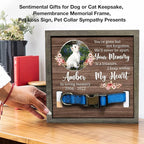 Personalized Pet Loss Gifts Dog Picture Collar Frame Pet Remembrance Memorial - Image 7