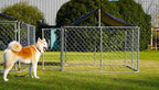 Petonly Outdoor Dog Enclosure Heavy Duty Dog Kennel House Mesh Dog Big Cage Pet - Image 2