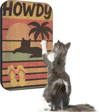 Art Cat Scratcher, Wall-Mountable Cat Scratching Board, Cat Wall Scratcher by LESISSMER