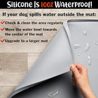 DogBuddy Dog Food Mat – Waterproof Dog Bowl Mat - Image 8