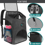 PetAmi Small Dogs and Cat Backpack Carrier, Airline Approved Pet Backpack - Image 3