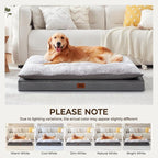 2-Pack Waterproof Dog Bed Large Size Dogs, Plush Cushion & Orthopedic Egg-Crate - Image 9