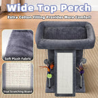 TWDEPART Cat Tree Tower with Cat Scratching Post - Image 5