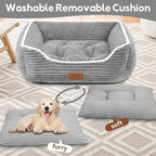 Orthopedic Dog Bed for Medium Dogs, Dog Sofa Beds Supportive Foam Pet Couch Bed - Image 4